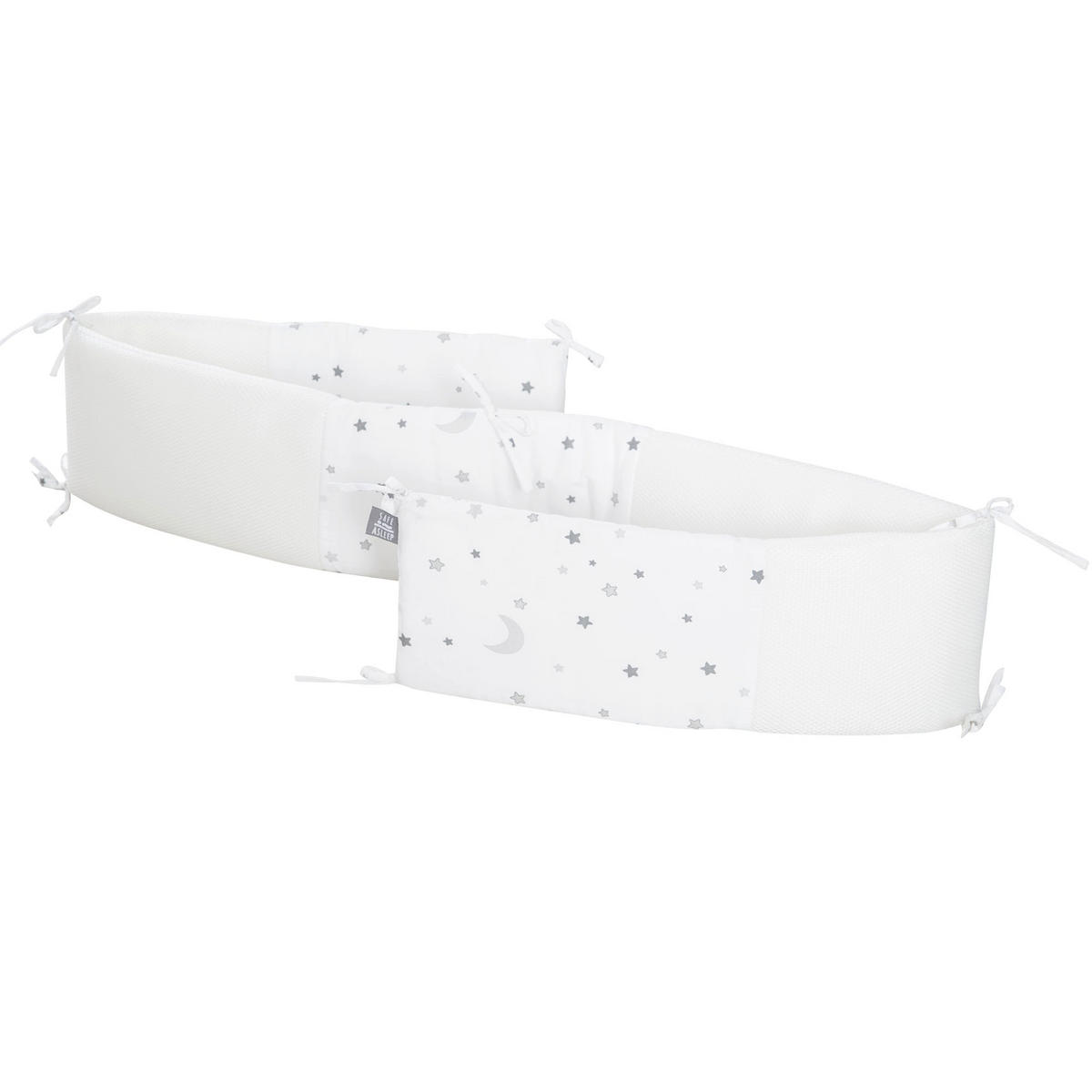 NESTCHEN Sternenzauber grau Easy Air 'safe asleep' - Weiß/Grau, Textil (170/4cm) - Roba