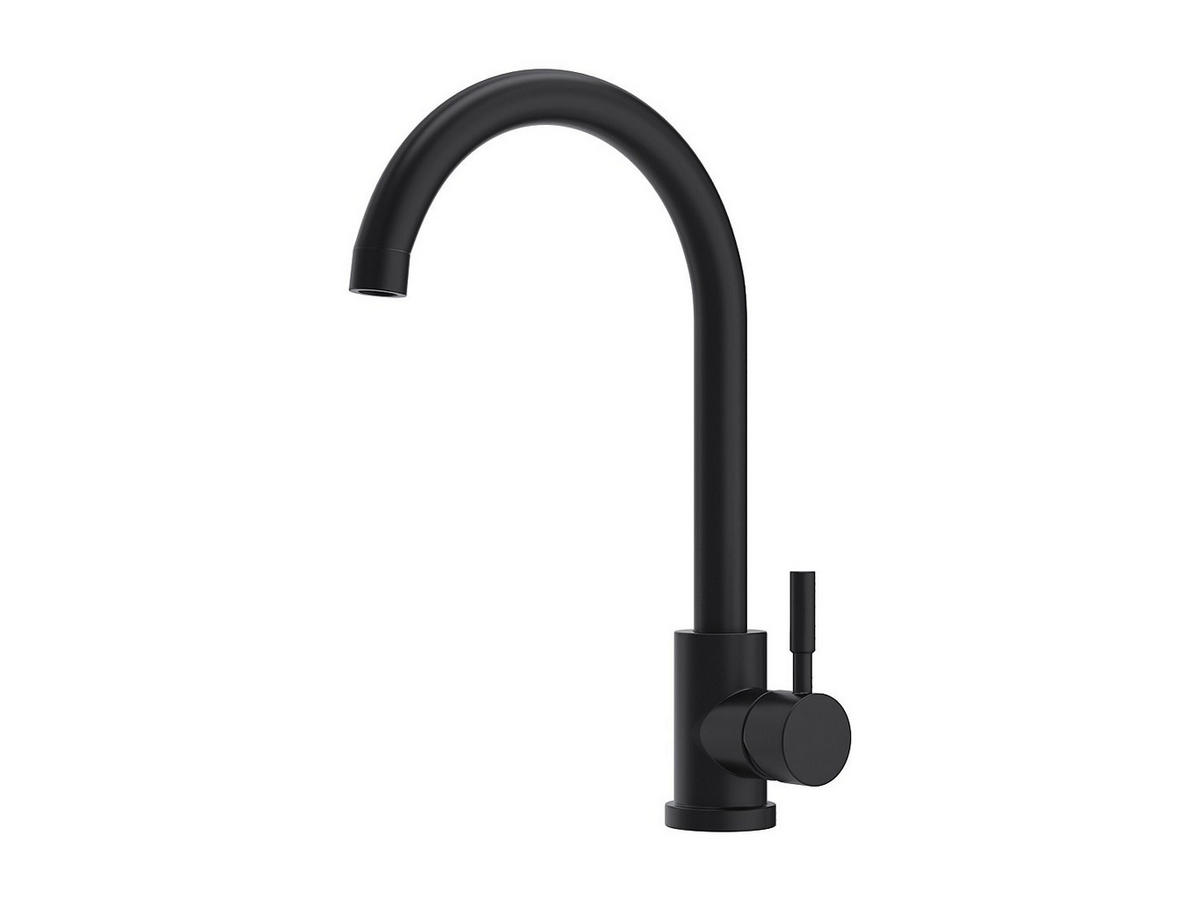 KÜCHENARMATUR - 24 cm x 9 cm - metall - schwarz Romily - Schwarz, Metall (24/36/9cm) - Vente-Unique