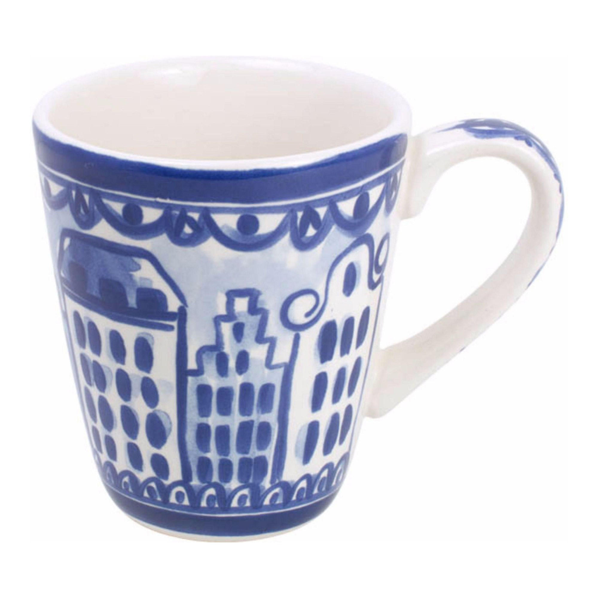 BECHER Mühle Drenthe in Blau - 350 ml - Blau, Keramik (0.35L) - Blond Amsterdam