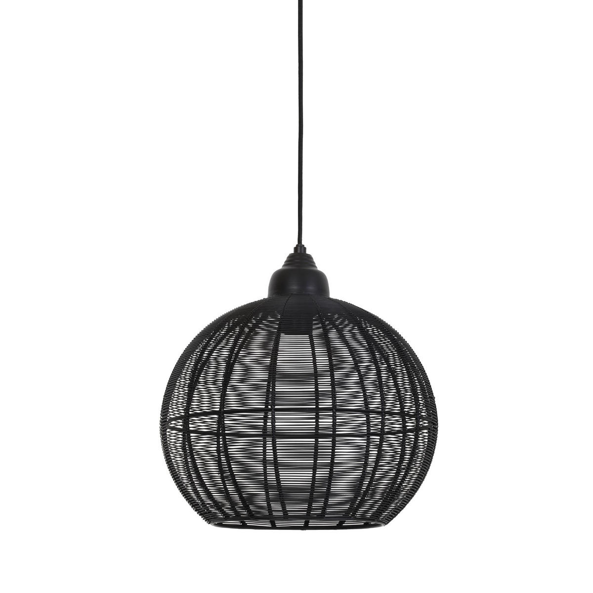 PENDELLEUCHTE Milla Schwarz 36/36/38 cm - Schwarz, Metall (36/36/38cm) - Light & Living
