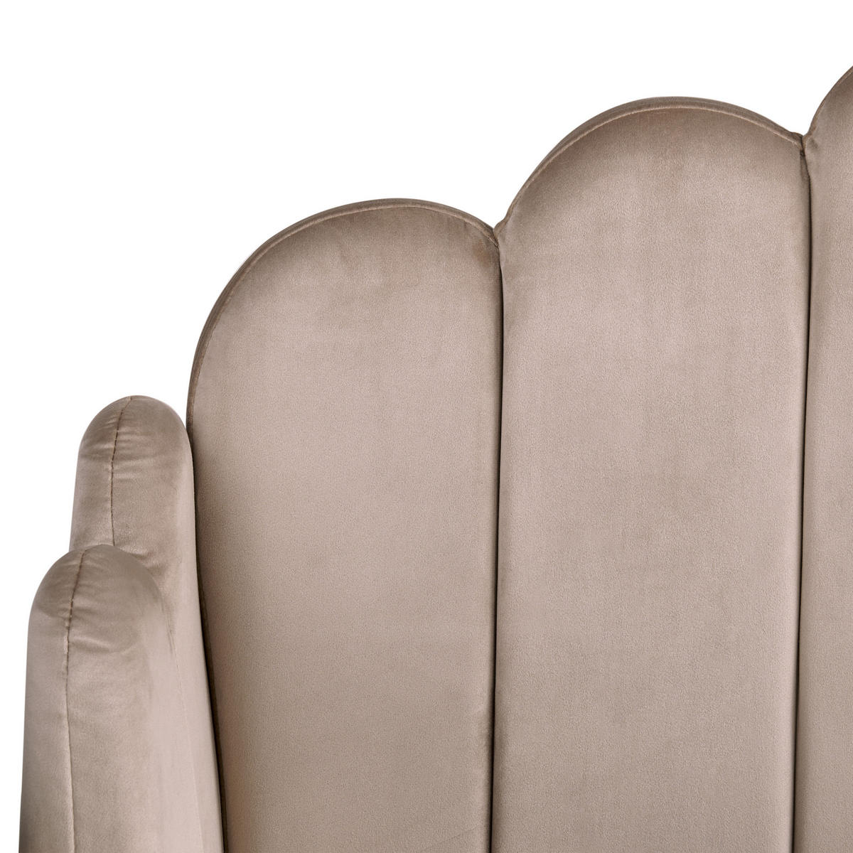 POLSTERBETT mit Lattenrost 160x200 cm Beige Ambillou - Taupe, Textil (160/200cm) - Beliani