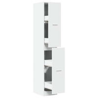 APOTHEKERSCHRANK Weiss 30/41/174,5 Cm Holzwerkstoff - Weiß, Holzwerkstoff (41/174.5/30cm) - vidaXL