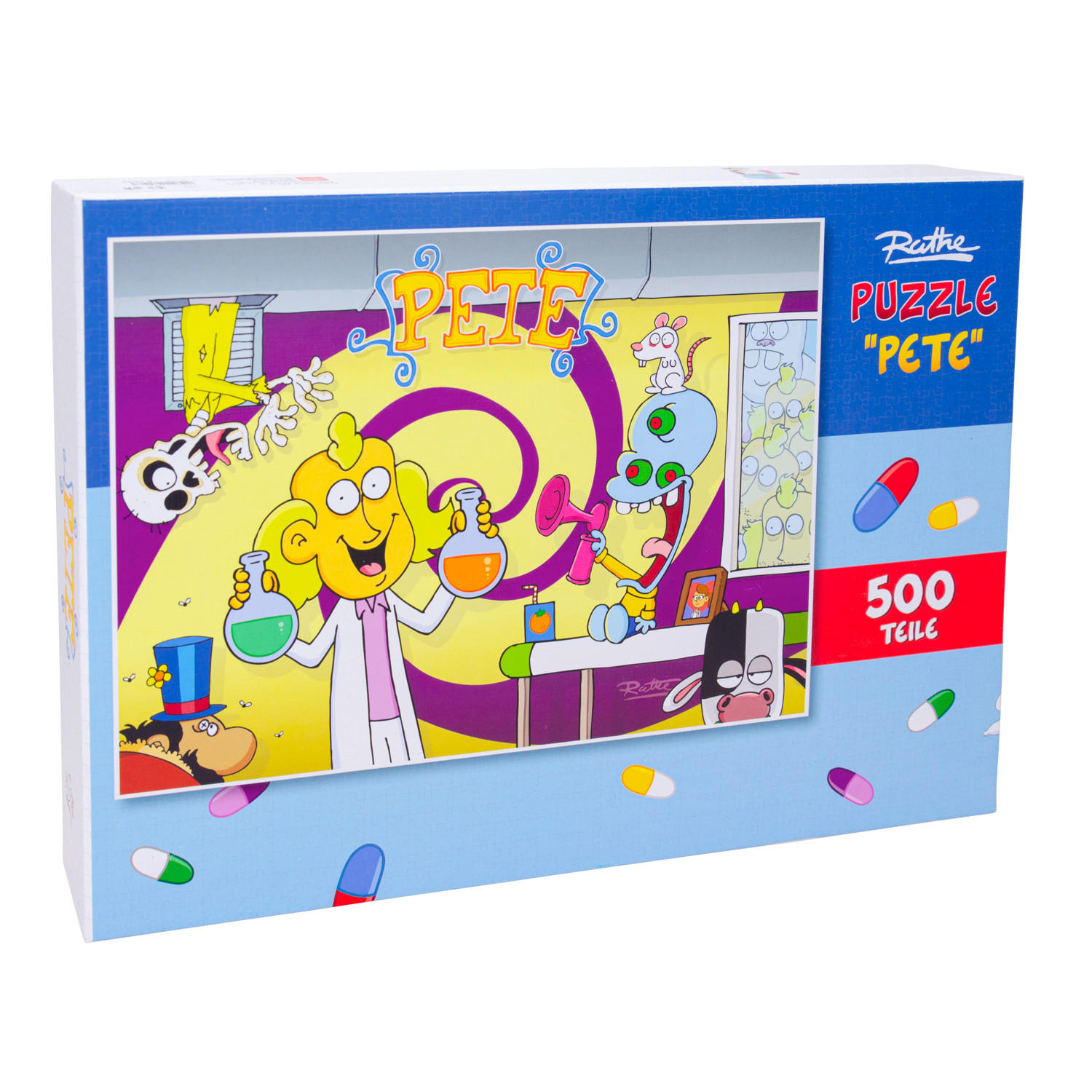PUZZLE Ralph Ruthe PETE 500 Teile - Multicolor, Karton (25.5/20.5cm) - United Labels