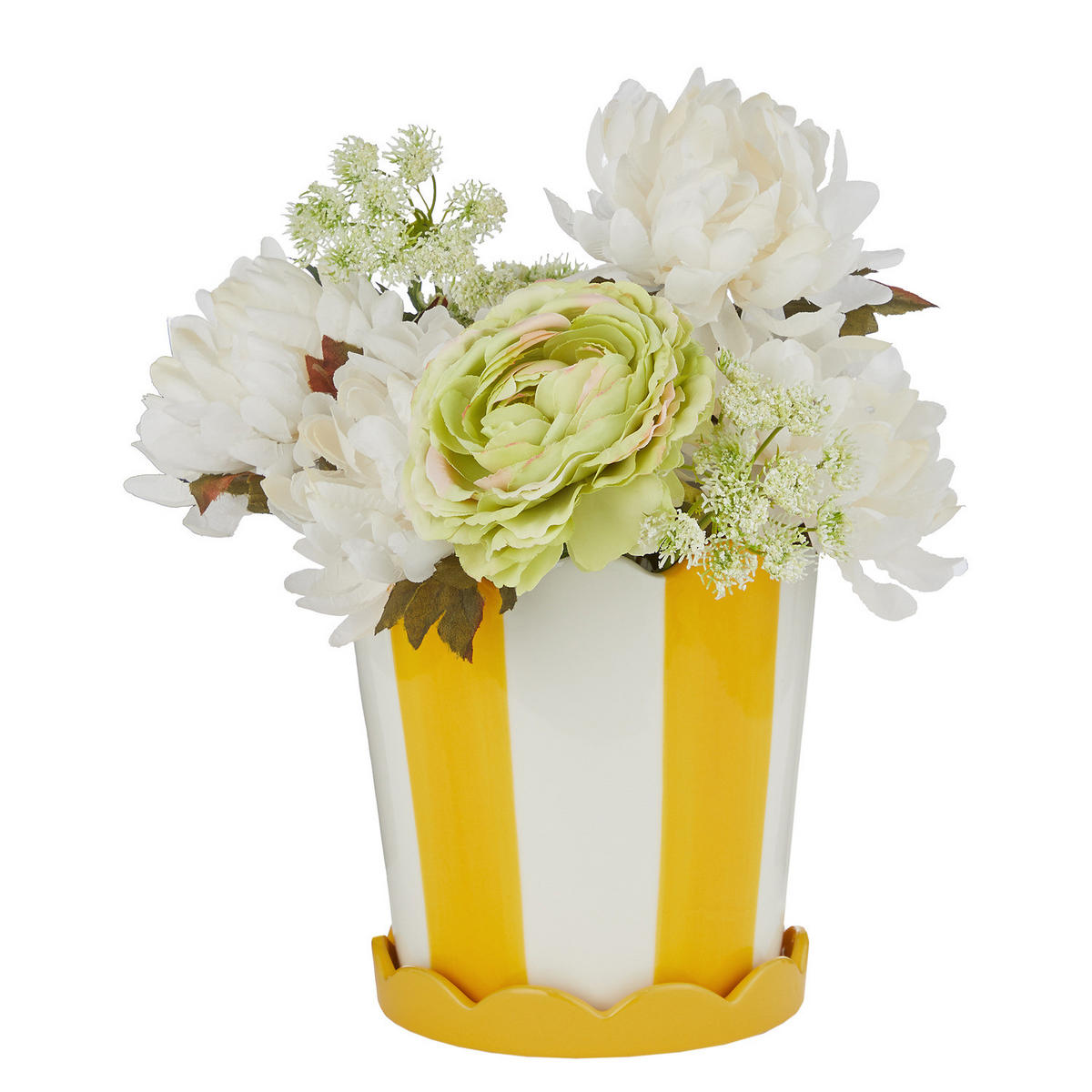 BLUMENTOPF Sundae Ø16cm - Gelb, Keramik (17cm) - BUTLERS