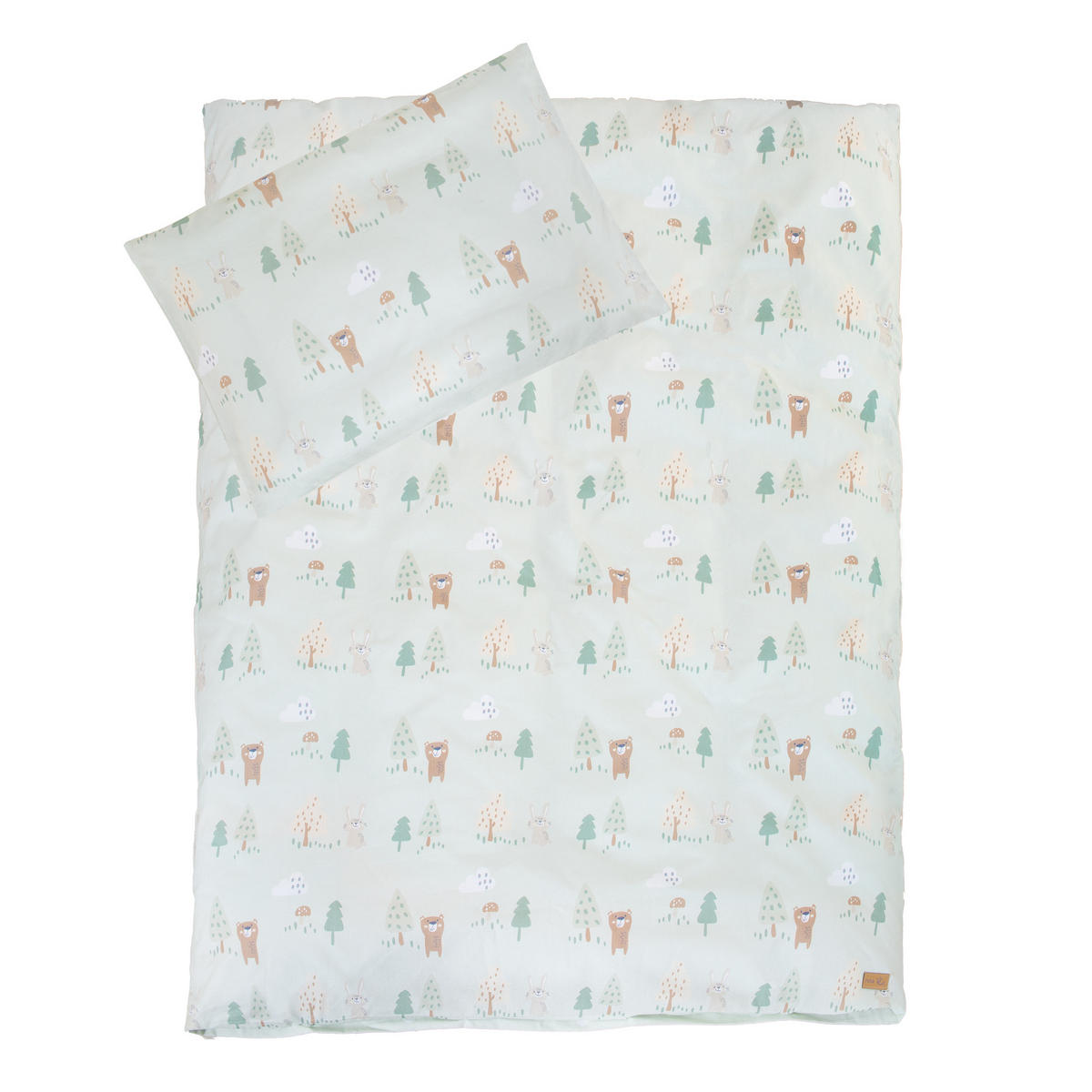 BABYBETT Woodland Buddies 5er-Set 60 x 120 cm - Weiß, Holzwerkstoff/Textil (60/120cm) - Roba