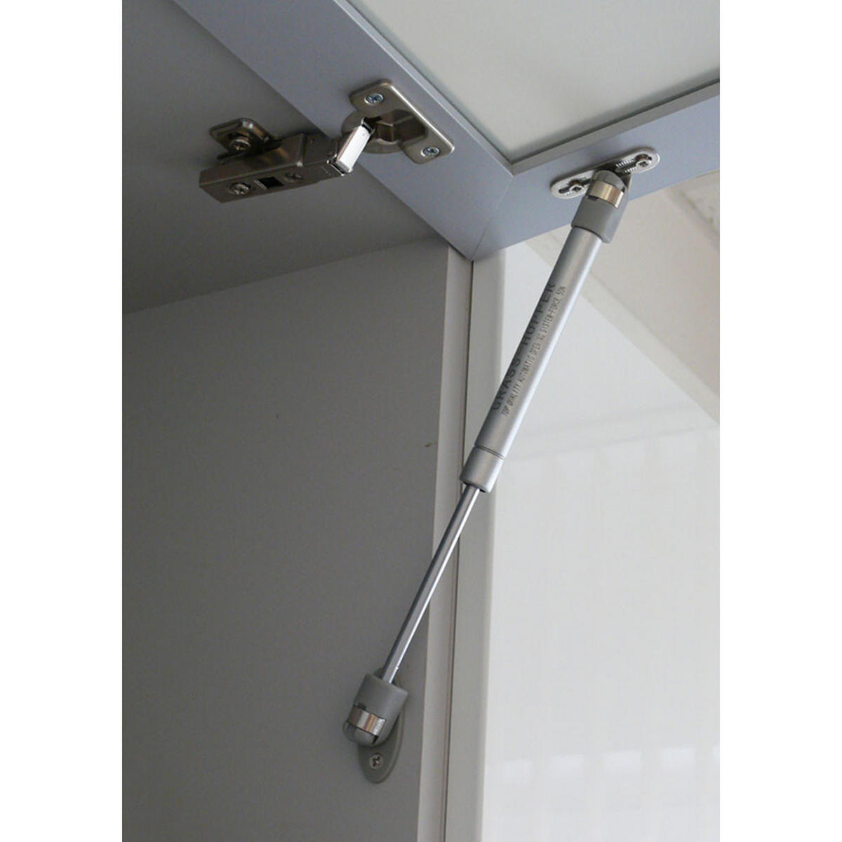 AUFSATZSCHRANK Bari W6B/40 Eiche Artisan / RAL 5024 pastellblau 40 / 59 / 36cm - Blau/Eiche Artisan, Holz/Holzwerkstoff (40/36/59cm) - Feldmann-Wohnen