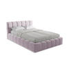 POLSTERBETT mit Bettkasten und Lattenrost 160x228 Violett - Lila/Flieder, Kunststoff/Textil (140/200cm) - Makamii