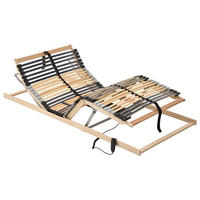LATTENROST Elektrisch Mit 42 Latten 7 Zonen 90/200 Cm - Braun, Holz (90/200cm) - vidaXL