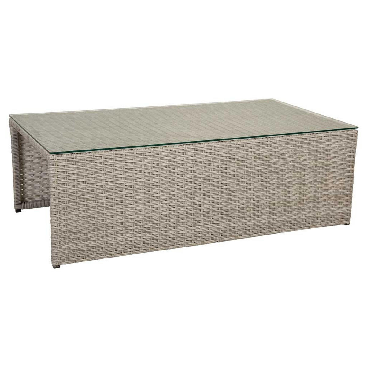 GARTENLOUNGE aus Rattan - Grau, Naturmaterialien - Wanderlust