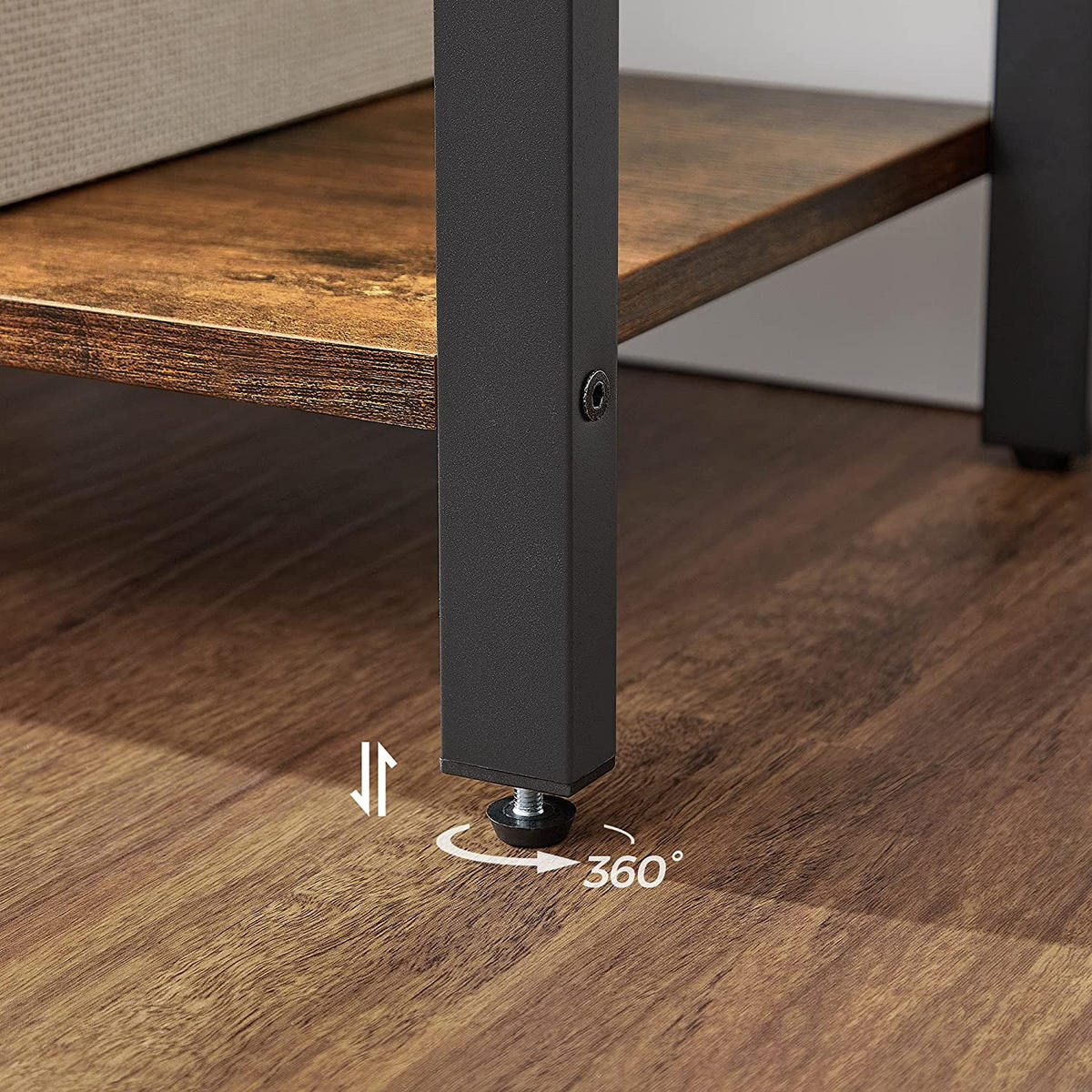 LEITERREGAL - Braun, Holzwerkstoff (30/120/66cm) - Hansiro