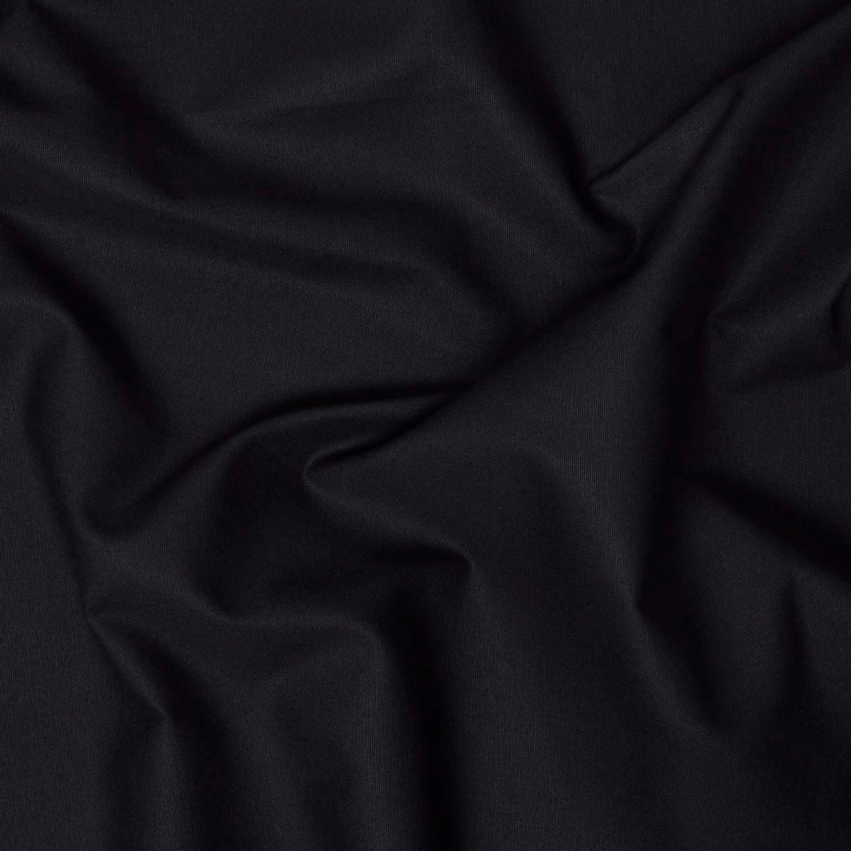 BAUMWOLLSTOFF Meterware schwarz, 150 cm - Schwarz, Textil (150/100cm) - Homescapes
