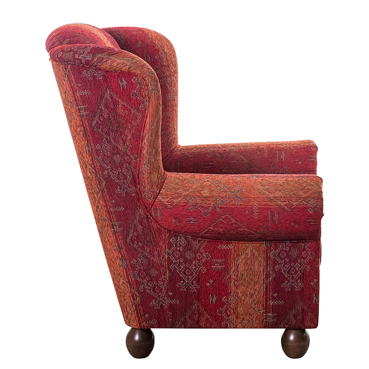 OHRENSESSEL - Webstoff - Rot - Rot, Textil (91/99/90cm) - home24