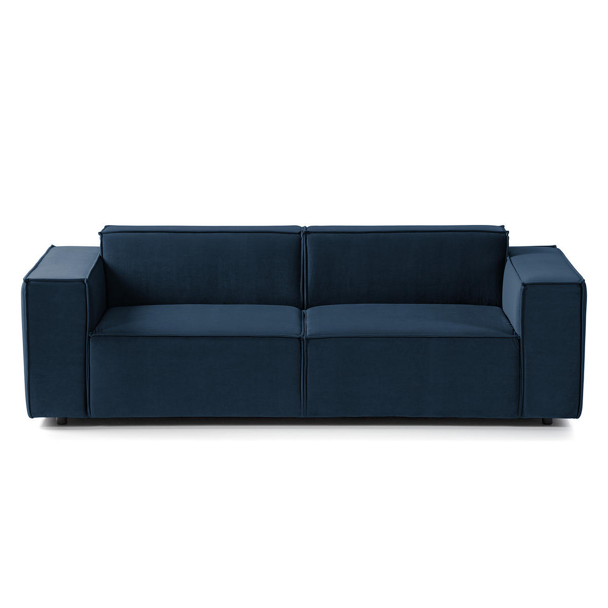 2,5-SITZER SOFA - Dunkelblau, Textil (223/70/96cm) - home24