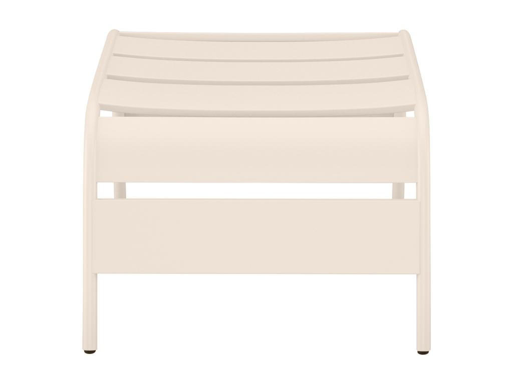 FUSSBANK - Metall - Beige - MIRMANDE von MYLIA - Beige, Metall (61.5/33/50cm) - Vente-Unique