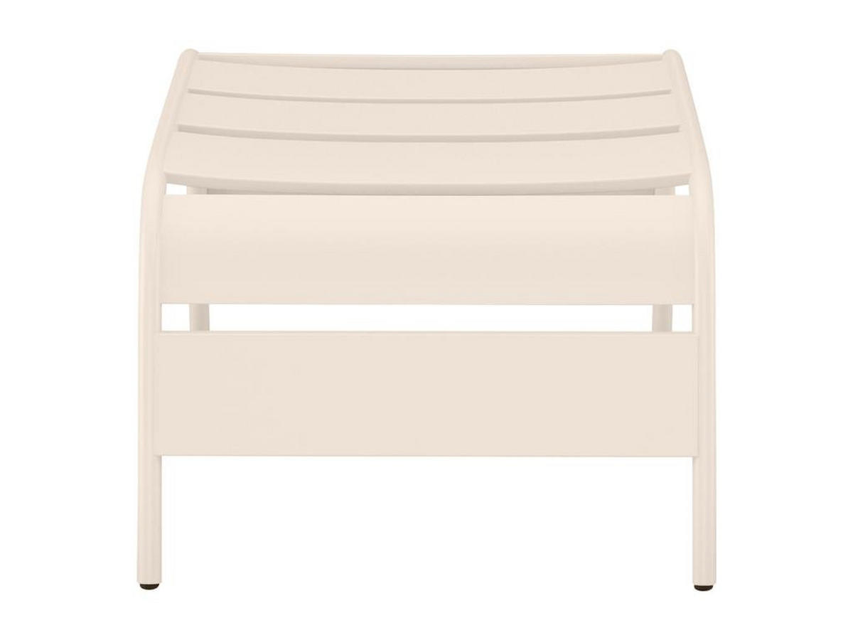 FUSSBANK - Metall - Beige - MIRMANDE von MYLIA - Beige, Metall (61.5/33/50cm) - Vente-Unique