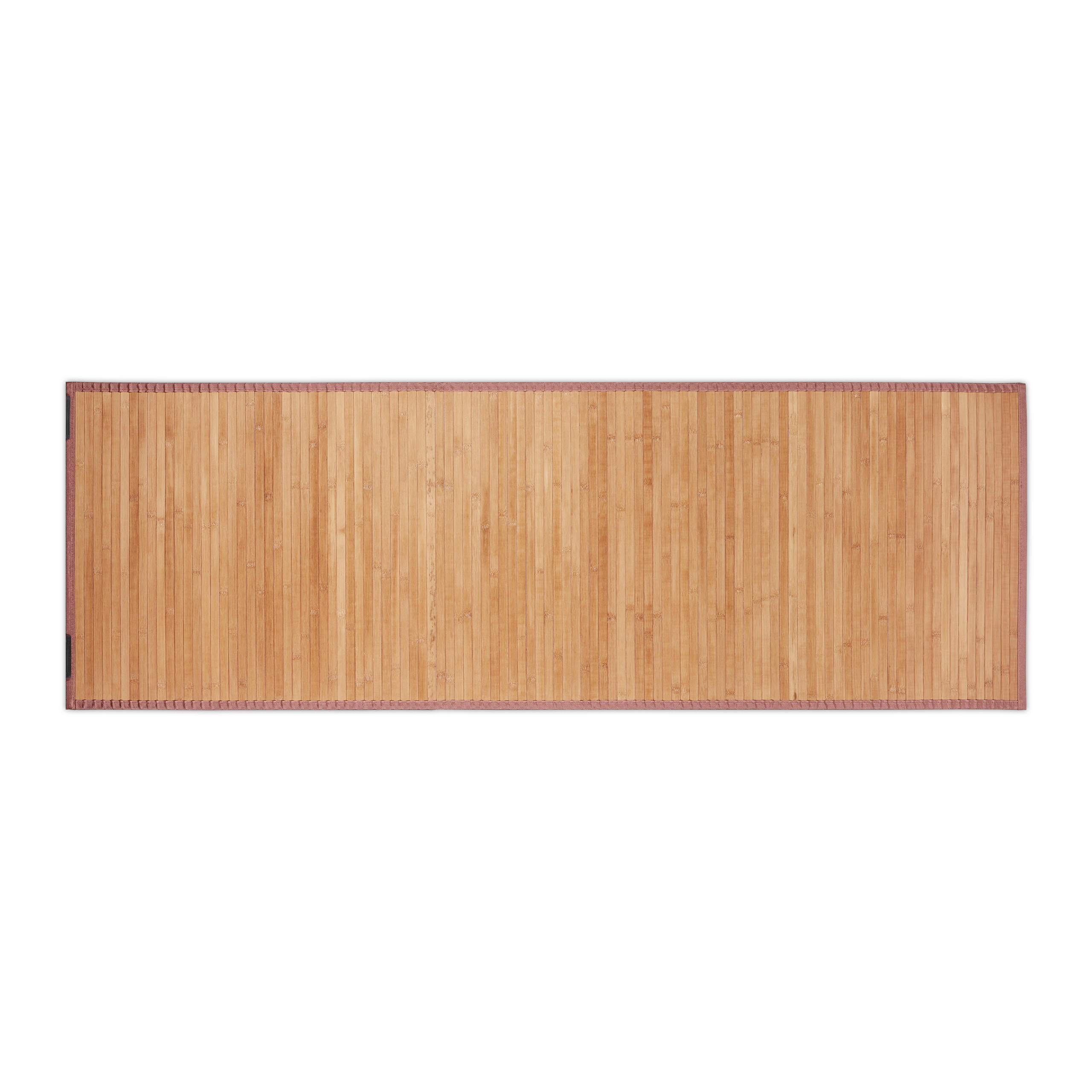 BAMBUSMATTE - Hellbraun, Holz/Textil (61/182cm) - Relaxdays