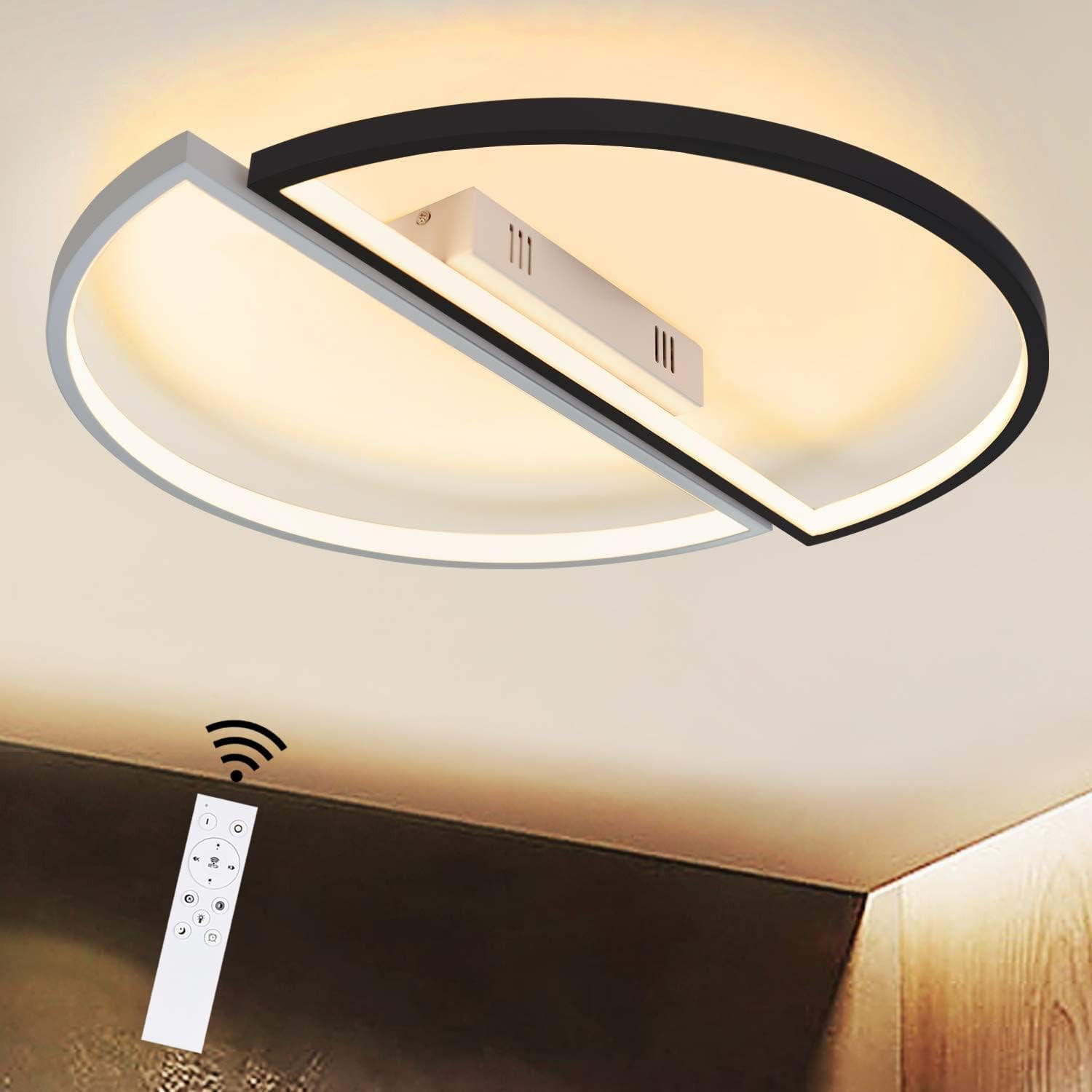 LED-DECKENLEUCHTE Alice 20/4.5/5cm - Weiß, Kunststoff (20/4.5/5cm) - ZMH