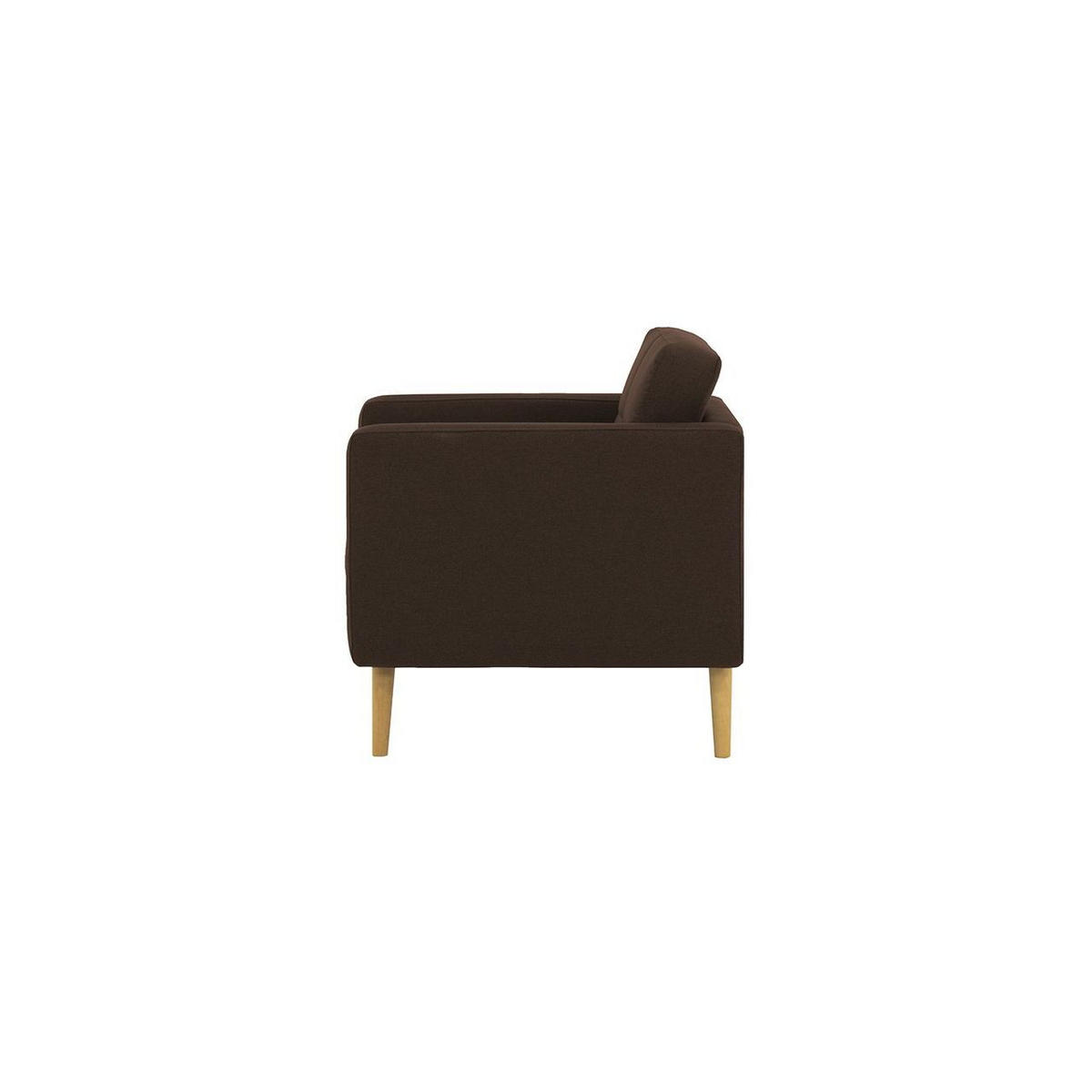 SESSEL Brest-Malmo 28 - Braun, Holz/Textil (80/84/81cm)
