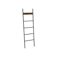 HANDTUCHLEITER HANDTUCHREGAL - Braun, Holzwerkstoff (160/2/44cm) - Hansiro