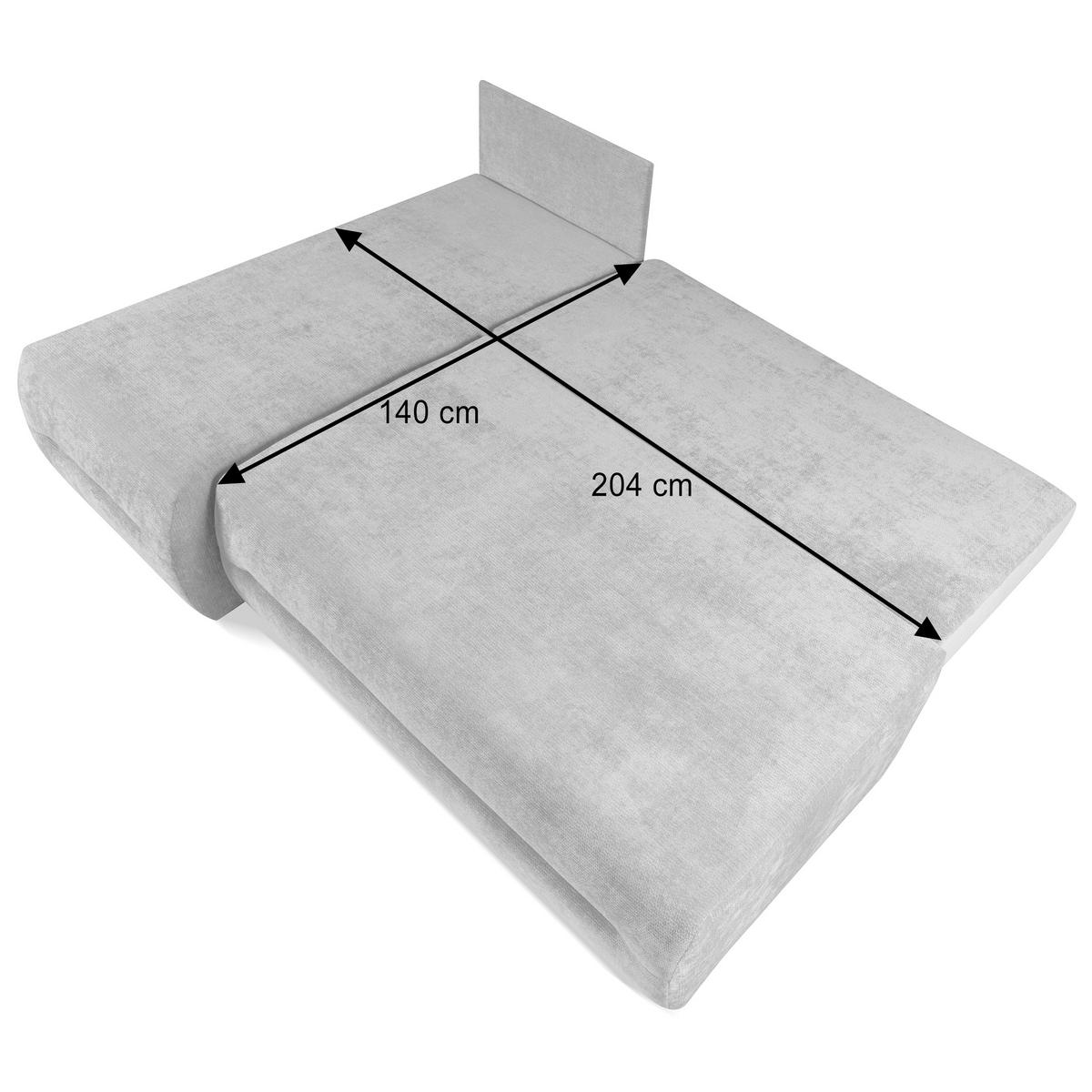 ECKSCHLAFSOFA Liana mit Schlaffunktion und Bettkasten, Links, Braun - Braun, Textil (206/154cm) - Beautysofa