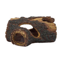 DEKORACE akvária - hnědá, plast (13.5/5.5/9cm) - Relaxdays