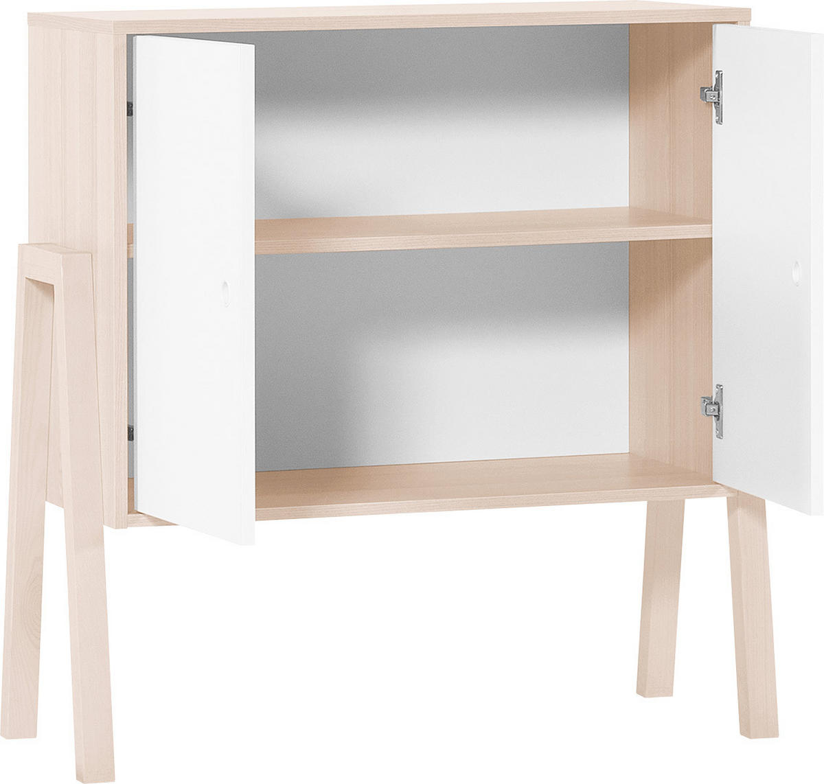 KOMMODE SPOT - Weiß, Holzwerkstoff (87.5/90/40cm)