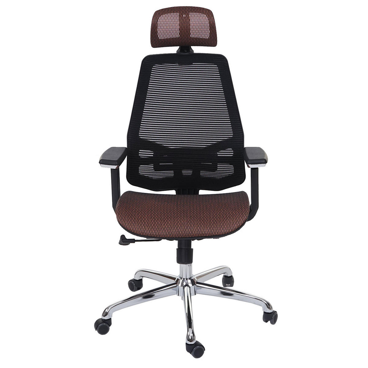BÜROSTUHL Orange, Schwarz - Schwarz/Orange, Textil (65/120/62cm) - MCW