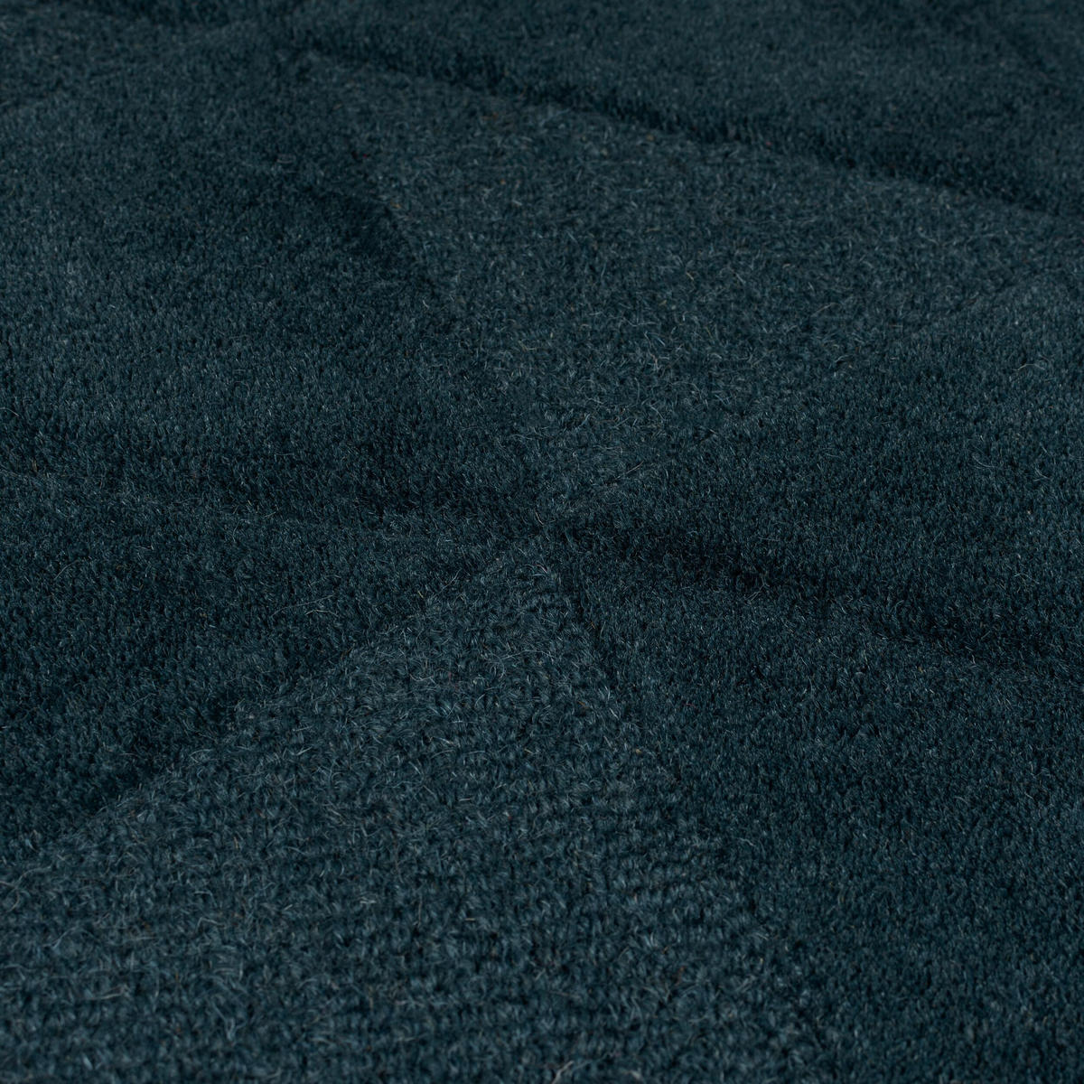 WOLLTEPPICH Hoch-Tief-Design, designstark DEBEN TROY, Türkis 160x230 cm - Türkis, Textil (160/230cm) - KADIMA DESIGN