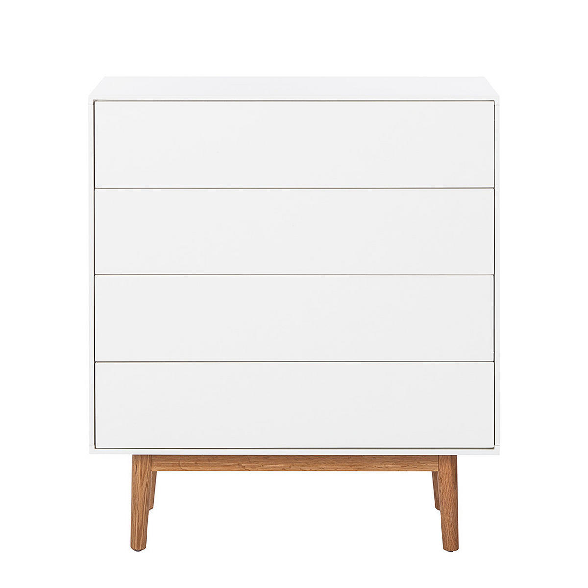 KOMMODE - Weiß, Holzwerkstoff (80/90/45cm) - home24