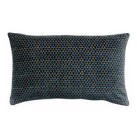 KISSEN Vera tintenblau 40 x 65 cm - Dunkelblau, Textil (40/65cm) - Vivaraise