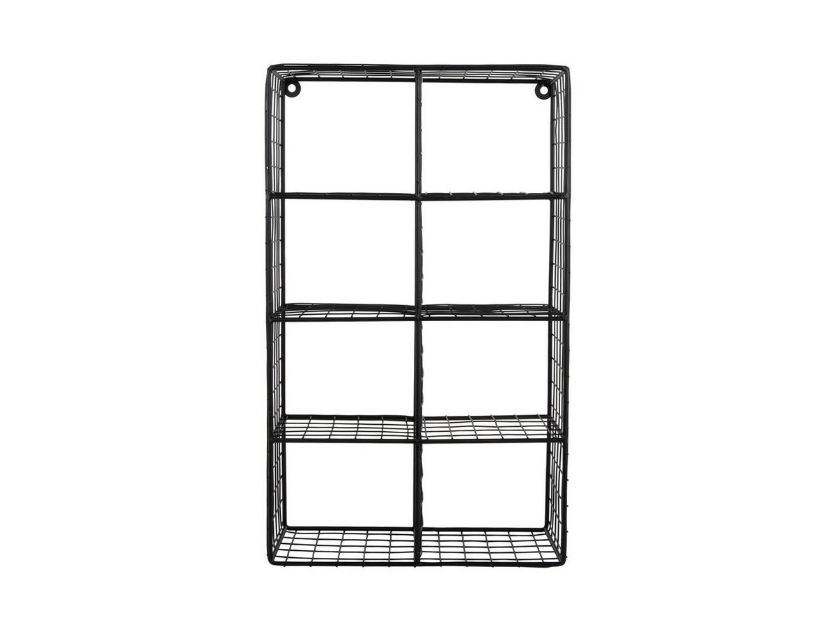 WANDREGAL Reja 30/18/50 cm - Schwarz, Metall (18/50/30cm) - Present Time