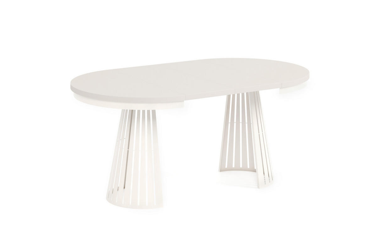 ESSTISCH Cone Bis - Kaschmir/Beige, Holzwerkstoff/Metall (100/100/76cm) - Meblini
