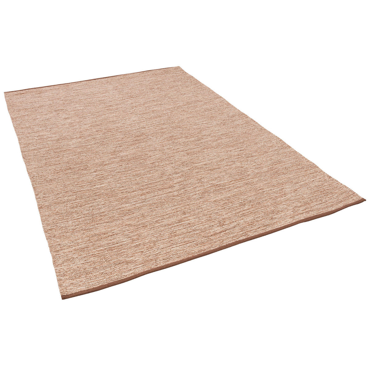 BAUMWOLLE NATUR KELIM TEPPICH EASY MELIERT - Beige, Textil (120/180cm) - Pergamon