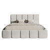POLSTERBETT Cloudy Hellgrau Chenille 180 cm - Hellgrau, Textil (180/200cm) - Selsey
