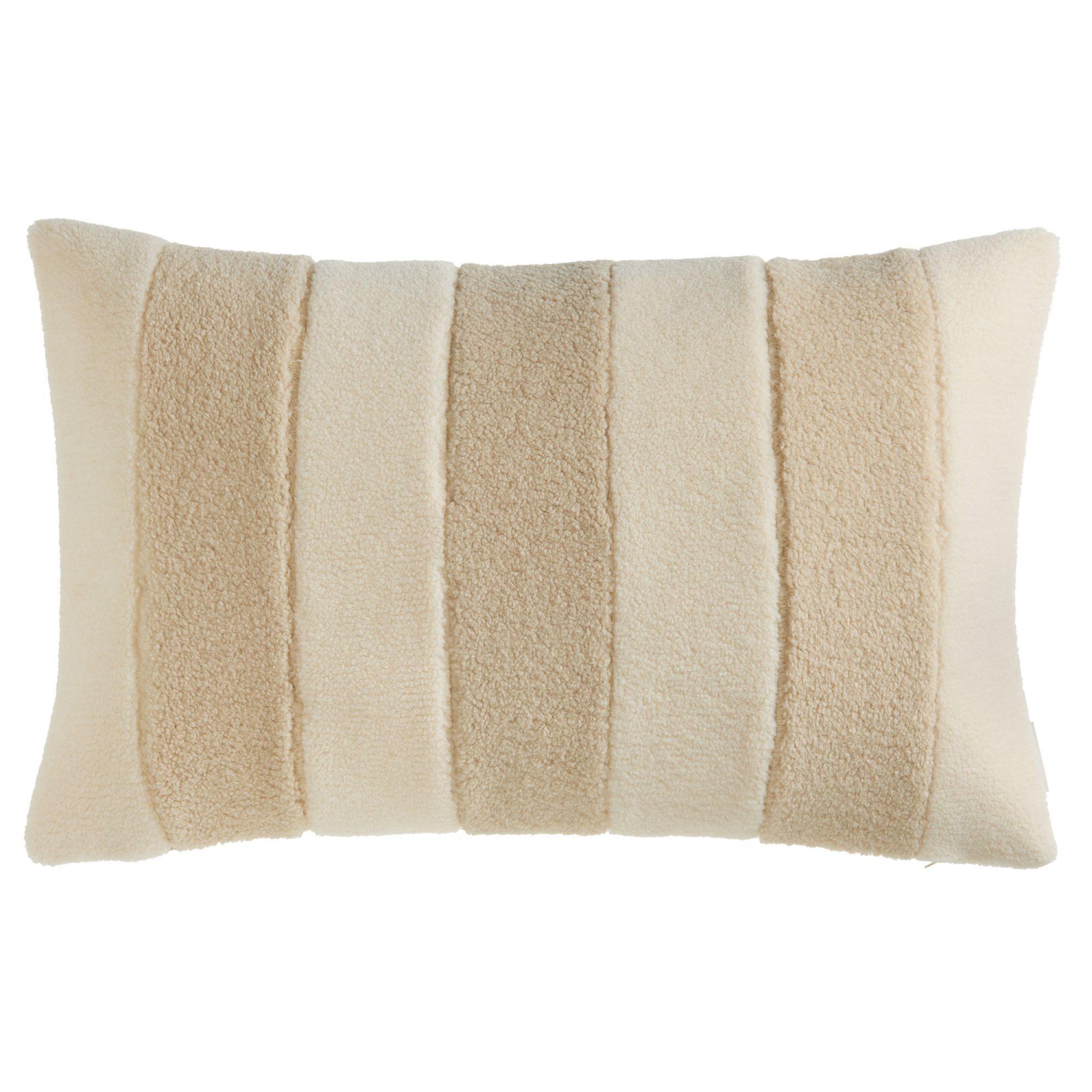 ZIERKISSENHÜLLE TEDDY - Beige, Textil (60/40cm) - Tom Tailor