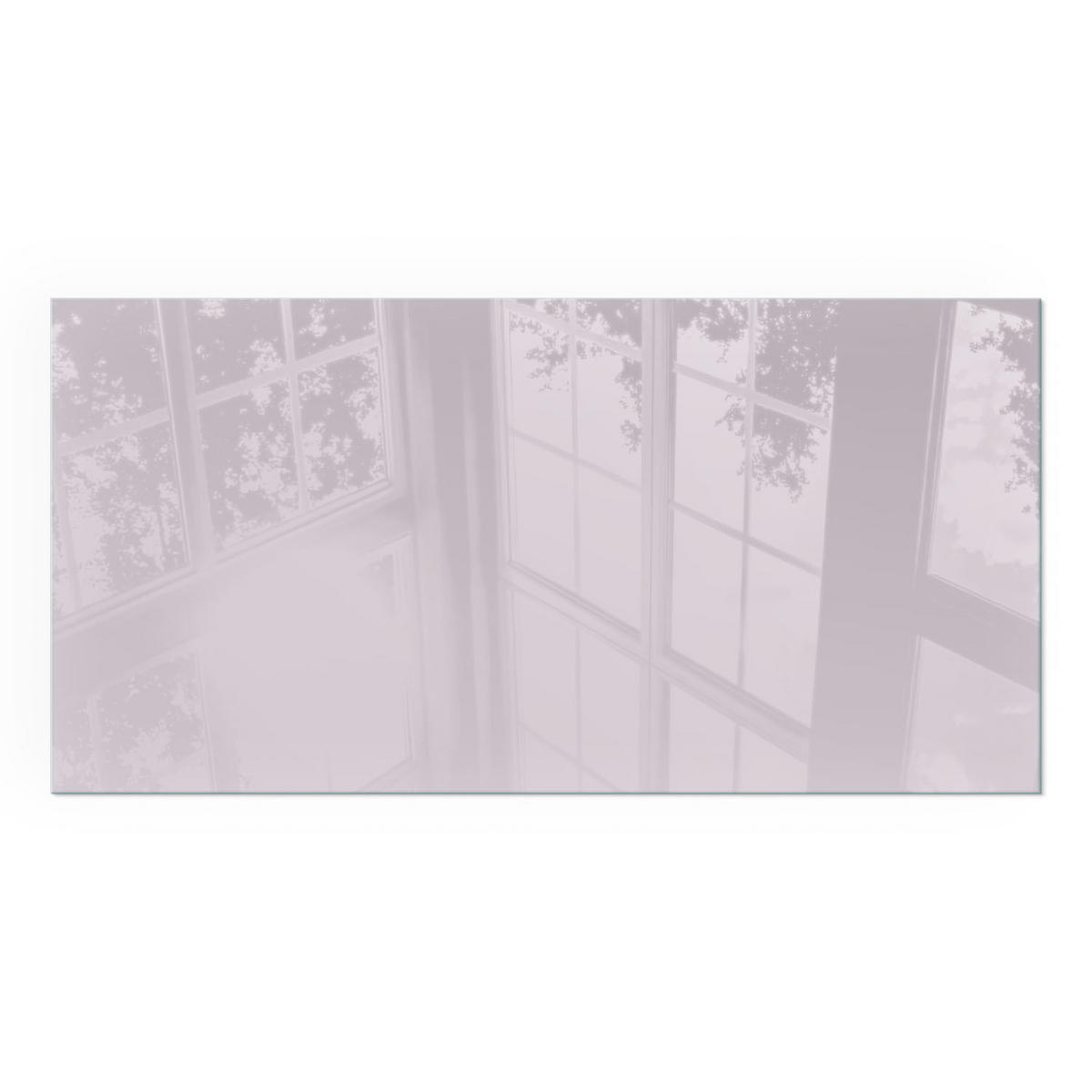 GLASPLATTE für Kamin 140x70 cm - Lila, Glas (140/70/0.4cm) - TULUP