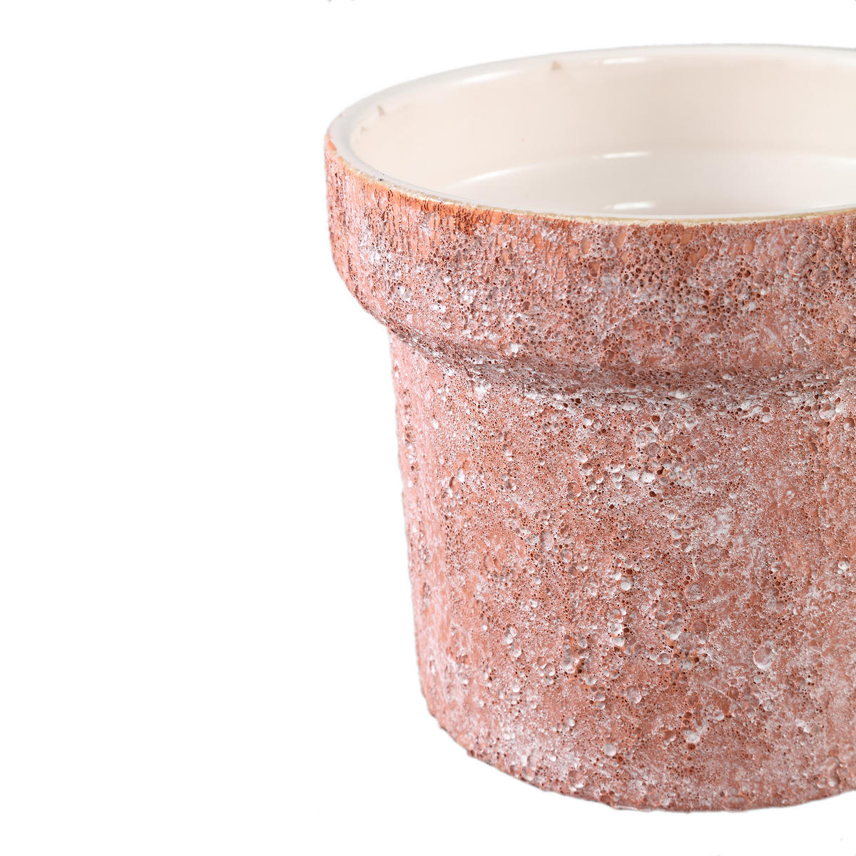 TOPF Christe Braun 19/19/16cm - Braun, Keramik (16cm) - PTMD Collection