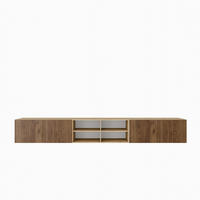 LOWBOARD VAREN 300/41/40 cm, Hängender TV-Schrank Eiche Artisan / Eichefarben - Eichefarben/Braun, Holzwerkstoff (300/41/40cm) - MASSENO