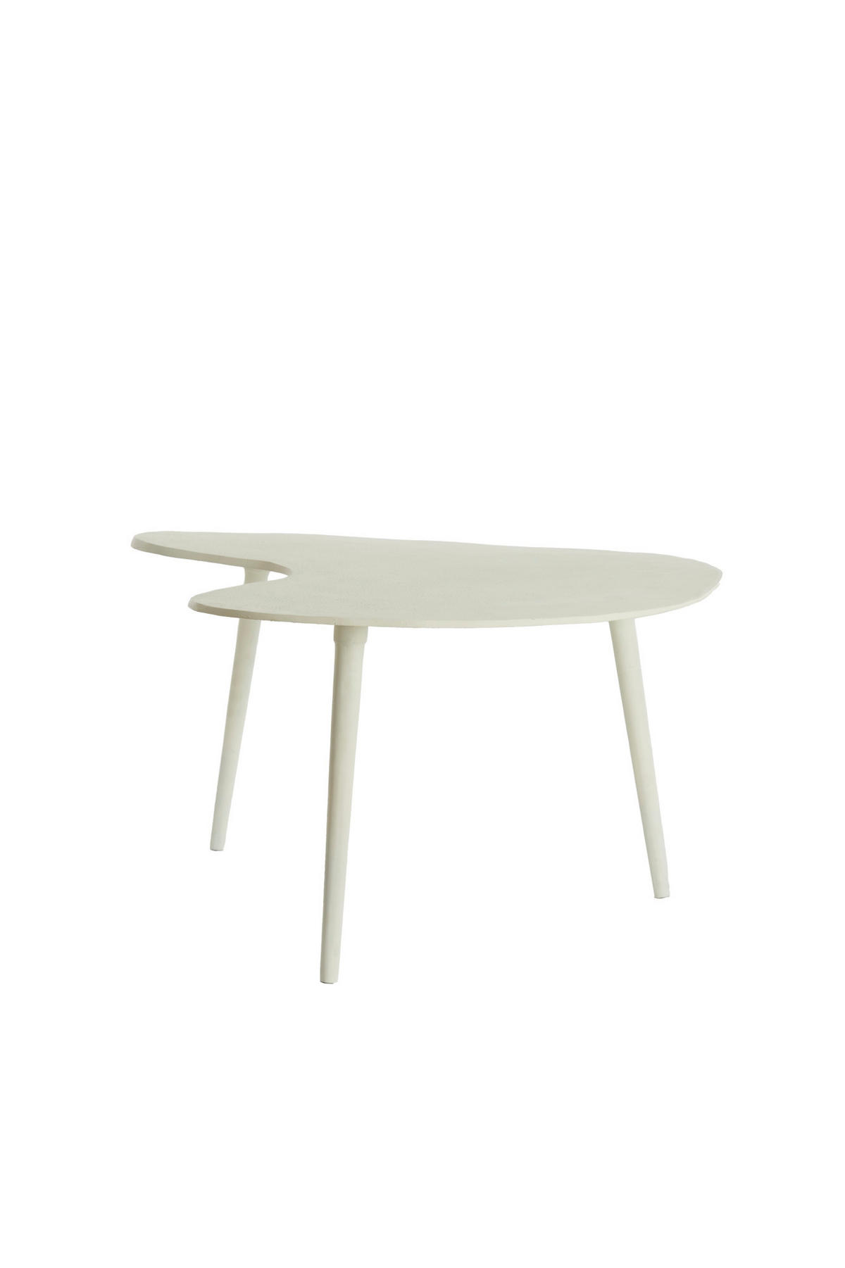 BEISTELLTISCH Linos Weiß 80/60/36 cm - Weiß, Metall (80/60/36cm) - Light & Living