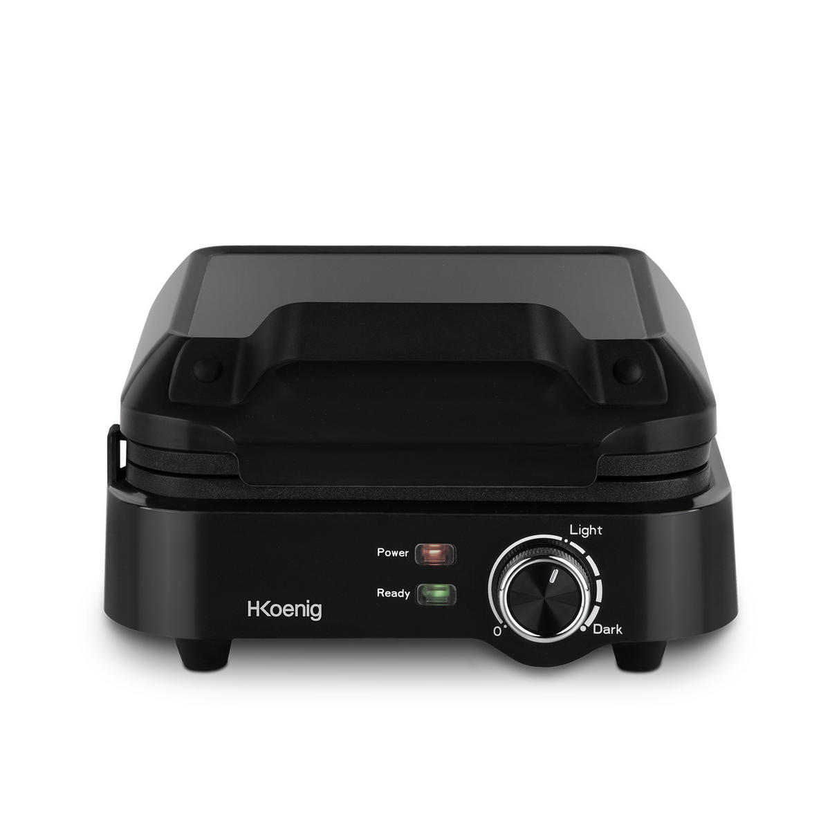 WAFFELMAKER GFX420 Schwarz - Schwarz, Metall (21.5/14/26.3cm) - HKoenig