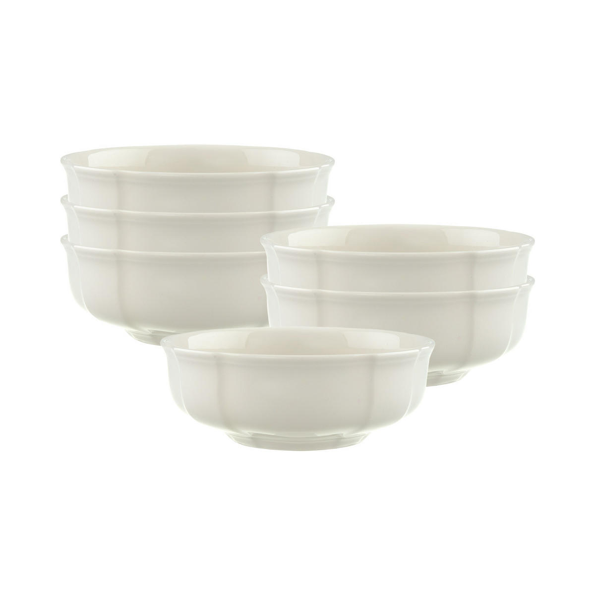 DESSERTSCHALEN Manoir weiß ø 14,8 cm 6er Set - Weiß, Keramik (14.8cm) - Villeroy & Boch