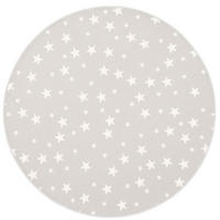 KINDER SPIEL TEPPICH STERNE RUND - Grau, Textil (160/160cm) - Snapstyle
