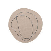 TEPPICH Wollteppich Shape Beige - Beige, Textil (200/1cm) - KUNSTLOFT