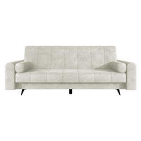 SCHLAFSOFA Zuri - Ecru/Schwarz, Holz/Textil (240/93/91cm) - MIRJAN24