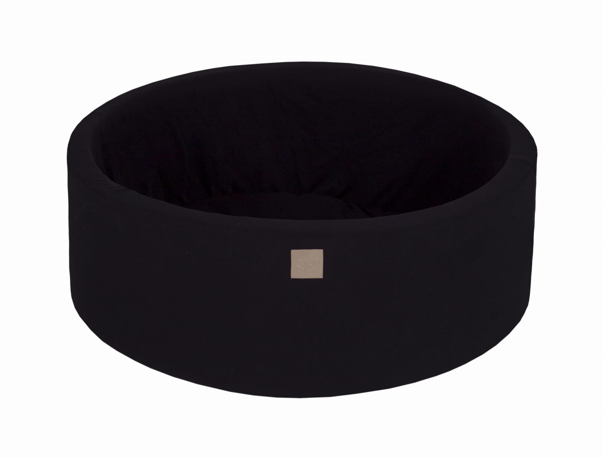 BÄLLEBAD für Kinder, Cotton, Schwarz - Schwarz, Textil (90/90/30cm) - MeowBaby