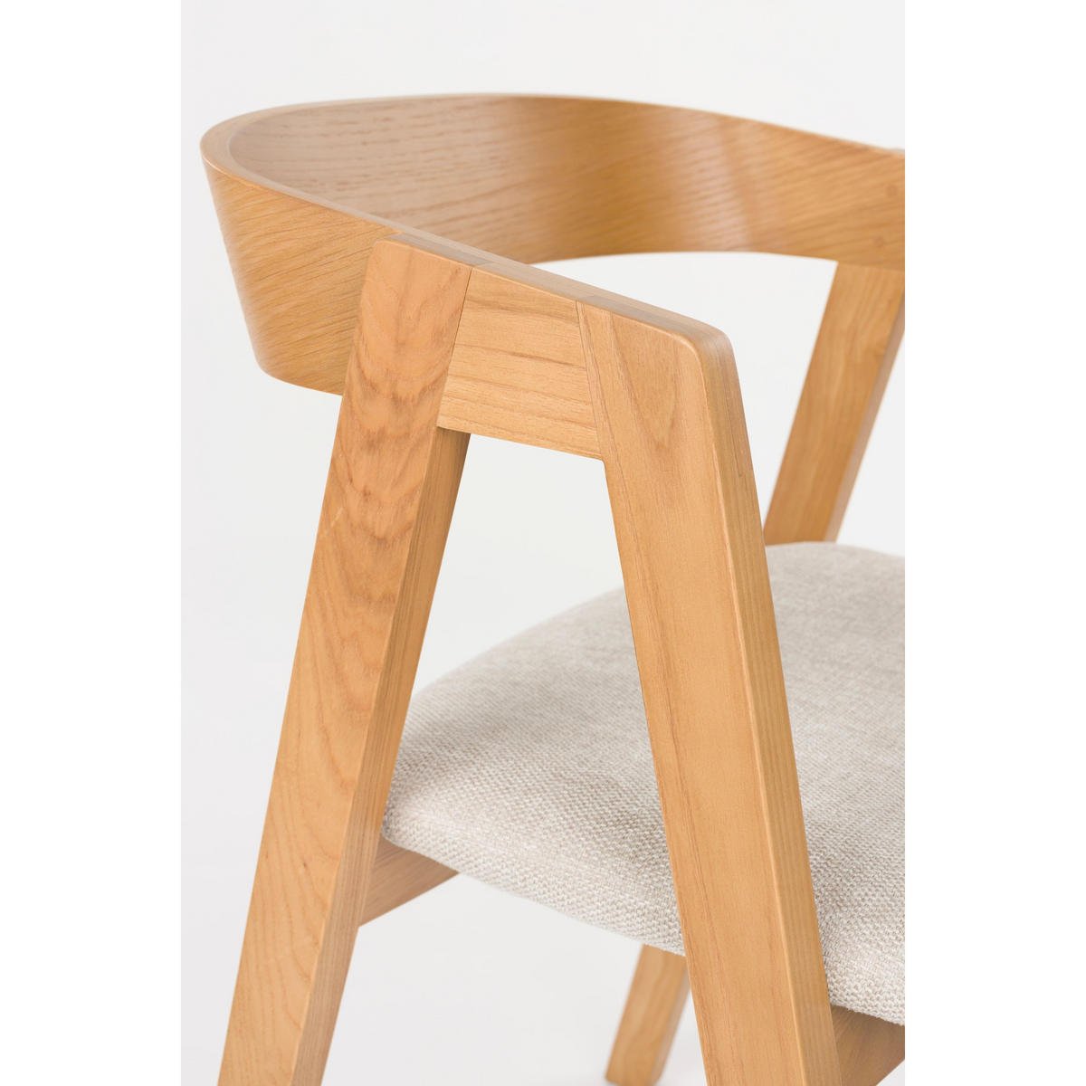 ESSZIMMERSTUHL Mads Natur - 2 er Set - Naturfarben, Kunststoff (49/72/50cm) - Zuiver