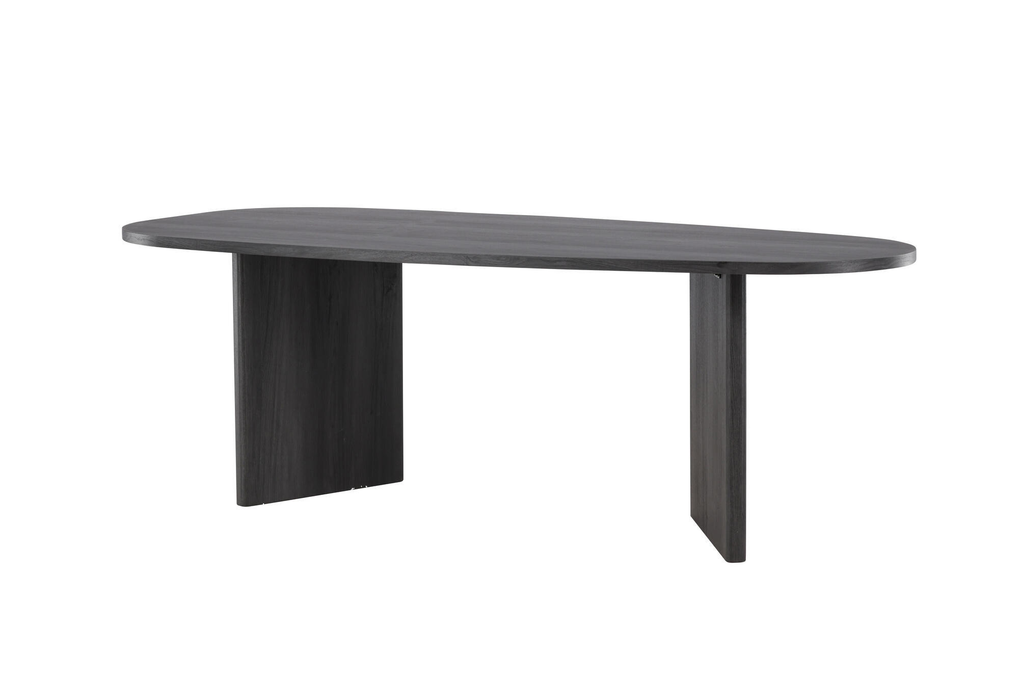 ESSTISCH GRONVIK Schwarz 100x220x75 cm - Schwarz, Holzwerkstoff (220/100/75cm) - FURNLUX