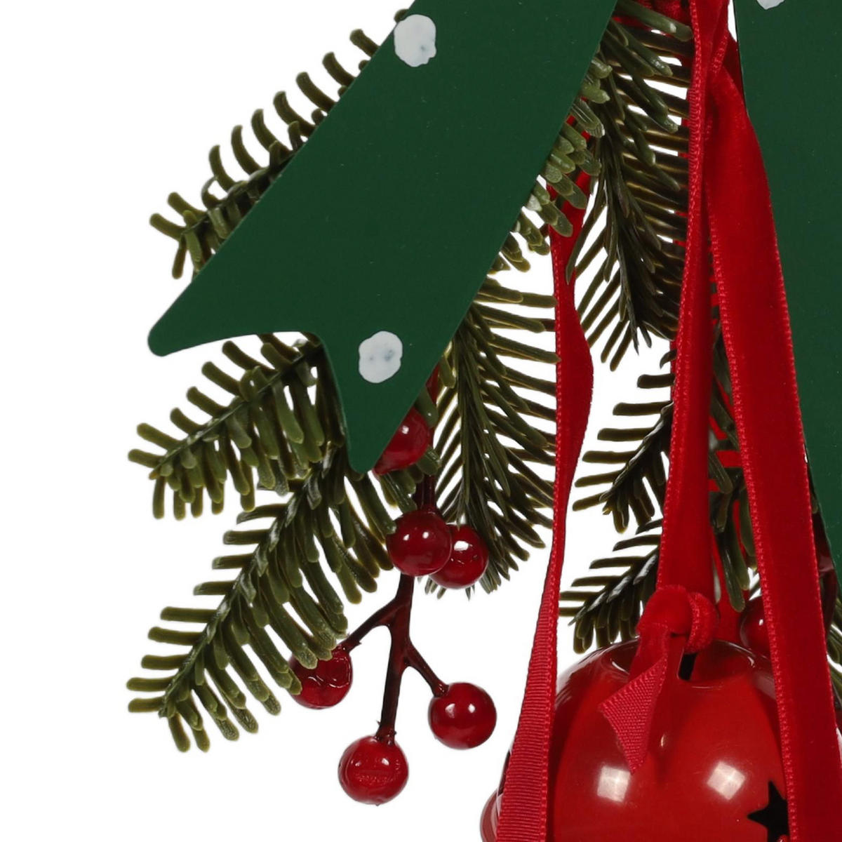 WEIHNACHTSDEKO Metallglöckchen 29 cm - Grün, Metall (11.6/29/10.8cm) - Home Styling Collection