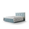 BOXBETT ALTEA 140x200, mit Matratze H3 und Topper, Monolith 72 - Blau, Holz/Kunststoff (140/200cm) - Bedante
