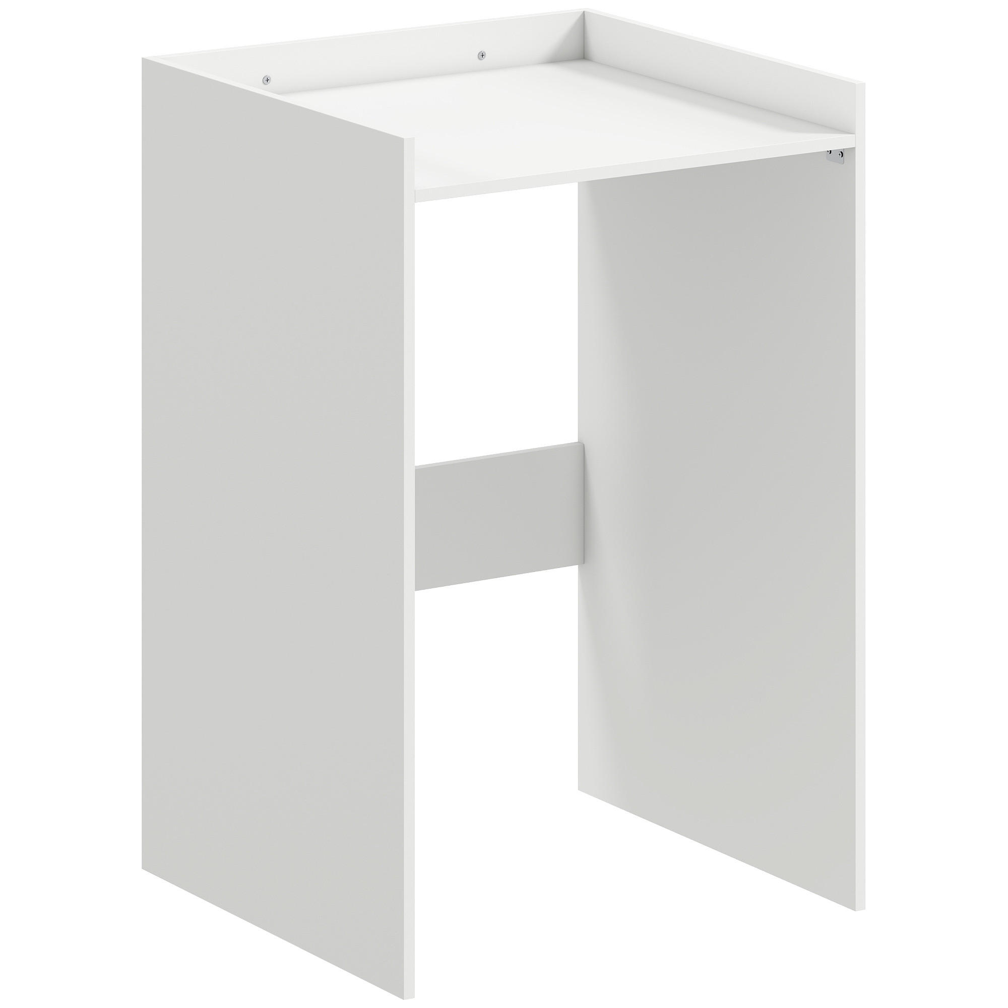 SKÅP för tvättmaskin i MDF, vit 97.5/60/64 cm